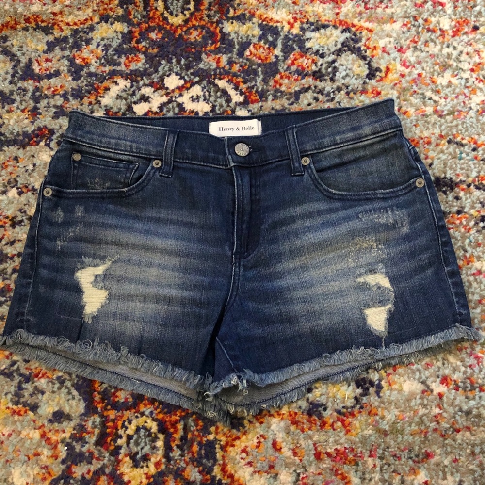 Henry & Belle Dark Blue Jean Shorts